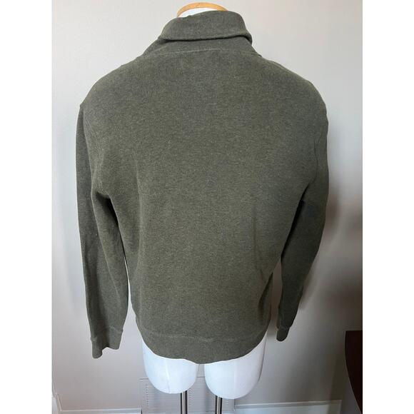 Polo Ralph Lauren olive jersey shawl collar sweater size L - Picture 3 of 4